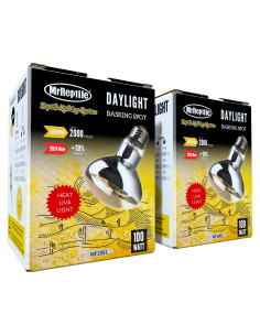 Bombillas de Calor MRREPTILE 100W para Reptiles - Paquete de 2