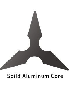 Regla Triangular Arquitectónica Rena Chris 30.48 cm Aluminio Negro 2