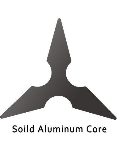 Regla Triangular Arquitectónica Rena Chris 30.48 cm Aluminio Negro