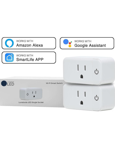 Enchufe Inteligente Lunabode YSP-102 - Paquete de 2