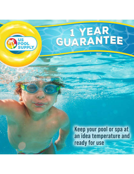 Termómetro Flotante U.S. Pool Supply Azul Teal Pantalla Jumbo