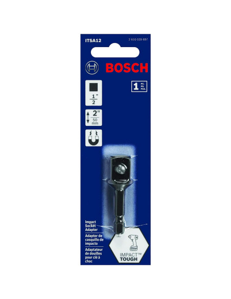 Adaptador de Enchufe de Impacto BOSCH ITSA12 - Paquete de 2