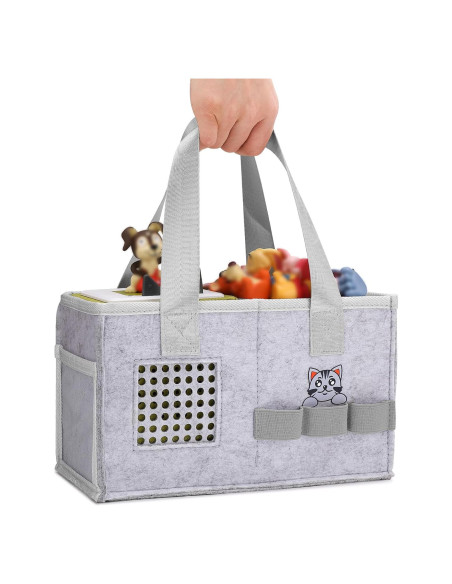 Funda de Almacenamiento para Toniebox Gris - Bolsa de Viaje