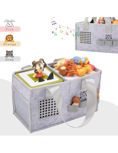 Funda de Almacenamiento para Toniebox Gris - Bolsa de Viaje