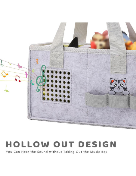 Funda de Almacenamiento para Toniebox Gris - Bolsa de Viaje