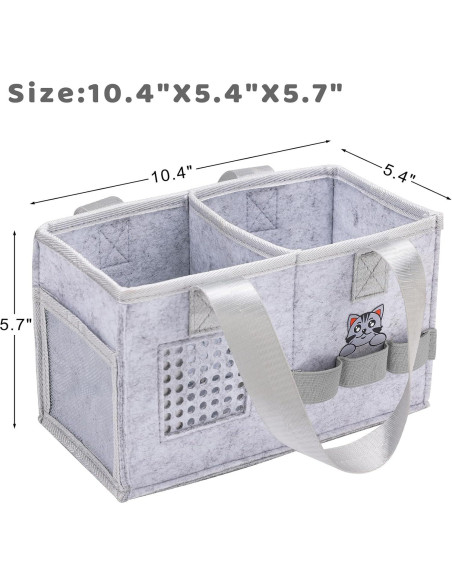 Funda de Almacenamiento para Toniebox Gris - Bolsa de Viaje