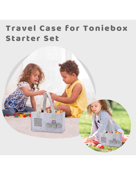 Funda de Almacenamiento para Toniebox Gris - Bolsa de Viaje