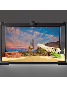 Fondo de Terrario 90x45 cm AWERT Cielo Azul Nubes 2