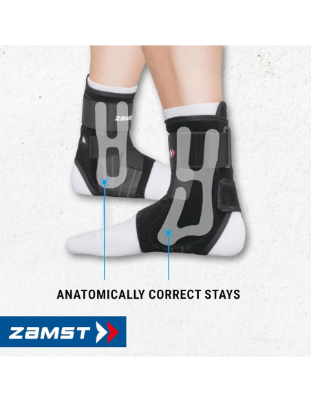 Soporte para Tobillo Zamst A1 Negro Izquierdo Pequeño