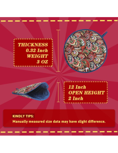 Bolsa Calentadora de Tortillas MHTTEC 30 cm Negra Microondas