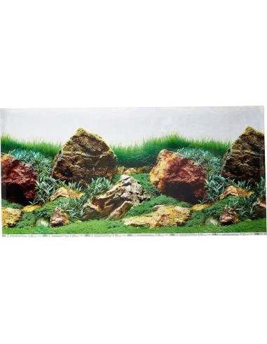 Fondo de Acuario Precortado Reversible Rolf C. Hagen 61x122 cm