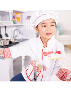 Disfraz de Chef Melissa & Doug con Accesorios para Niños 3-6 Años 2