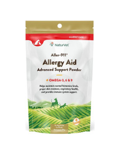 NaturVet Suplemento para Alergias en Polvo 255 g para Perros y Gatos