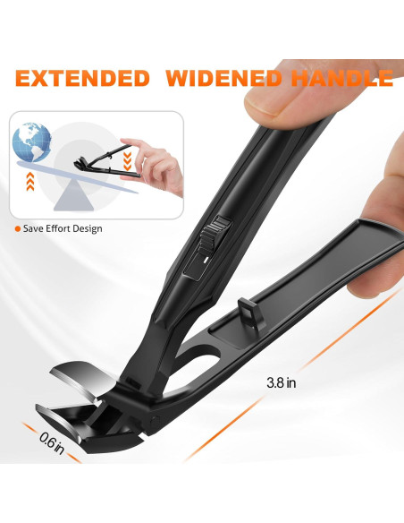 Cortauñas para Ancianos DRMODE Cabeza Angulada 9mm