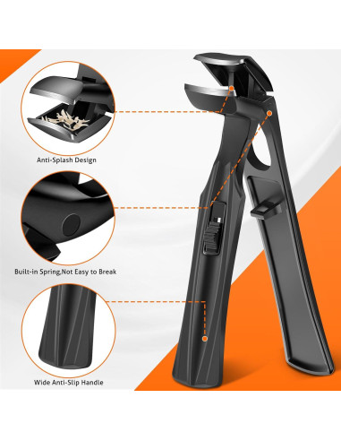 Cortauñas para Ancianos DRMODE Cabeza Angulada 9mm