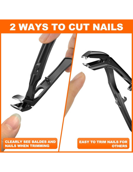 Cortauñas para Ancianos DRMODE Cabeza Angulada 9mm