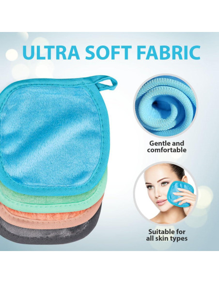 Almohadillas Reutilizables para Desmaquillar Orighty 24 Piezas 12.7 cm