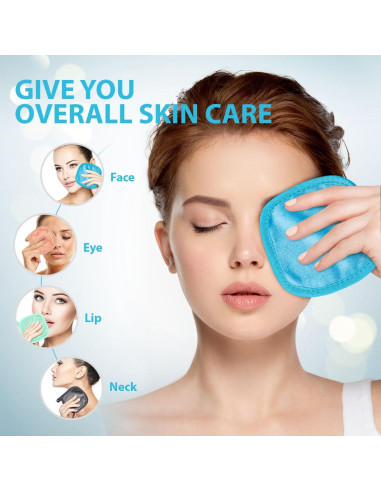 Almohadillas Reutilizables para Desmaquillar Orighty 24 Piezas 12.7 cm