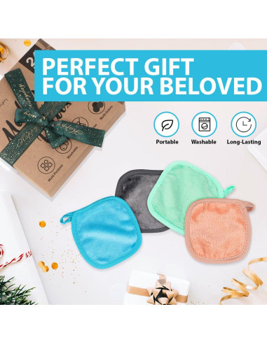 Almohadillas Reutilizables para Desmaquillar Orighty 24 Piezas 12.7 cm