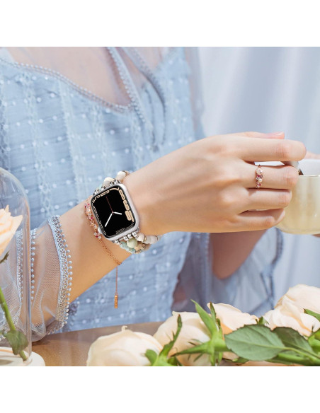 Pulsera Boho de Perlas VISOOM para Apple Watch 38-42mm