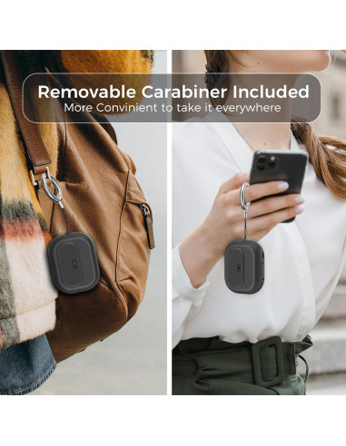 Funda de Silicona TRONWIN para AirPods Pro 2/1 - Negro