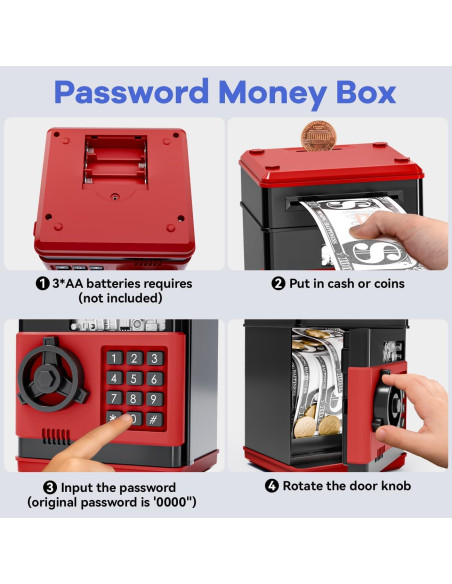 Alcancía ATM para Niños MAGIBX - Juguete Interactivo 0.65kg