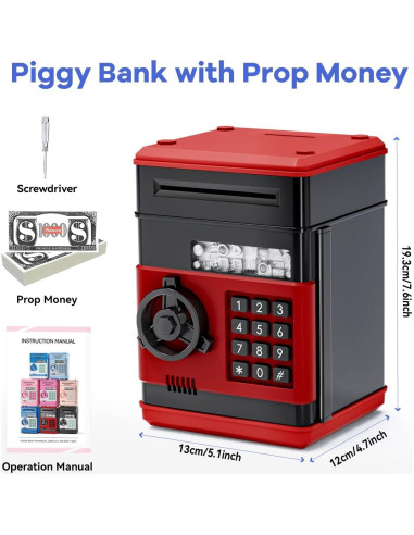 Alcancía ATM para Niños MAGIBX - Juguete Interactivo 0.65kg