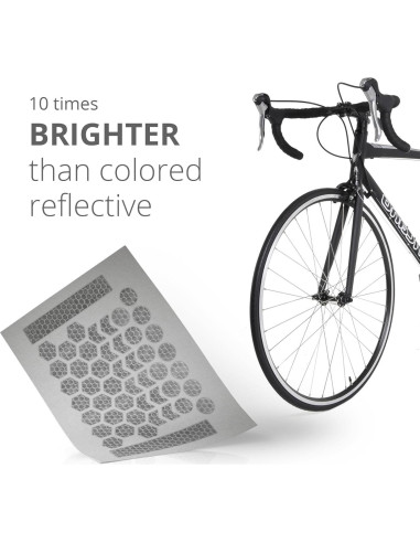 Calcomanías Reflectantes Hexágono 330 - ReflecToes - 5 Hojas