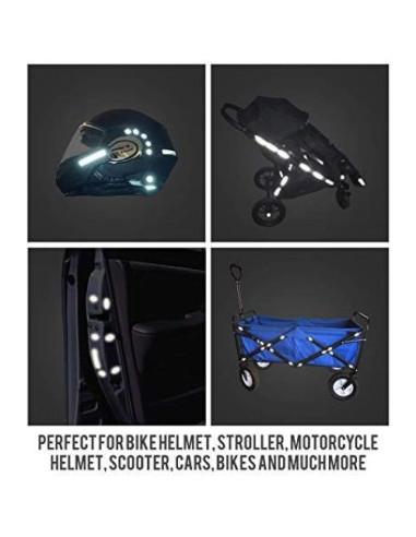 Calcomanías Reflectantes Hexágono 330 - ReflecToes - 5 Hojas