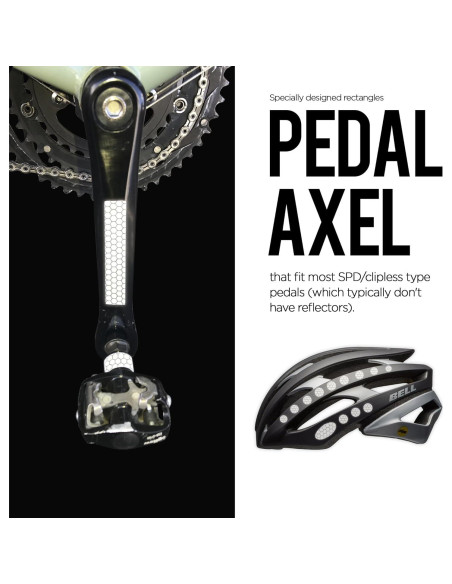 Calcomanías Reflectantes Hexágono 330 - ReflecToes - 5 Hojas