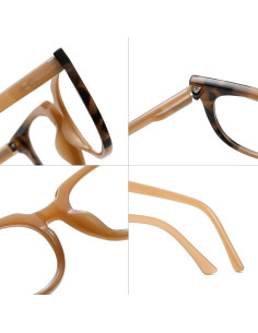 Gafas de lectura Bevi con bloqueo de luz azul 1.5x unisex 2