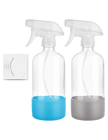 Botellas de Spray de Vidrio Reutilizables 500ml Hmaimas 2 Piezas