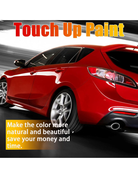 Pintura de Retoque Automotriz Tailgenci 12ml Rojo Brillante