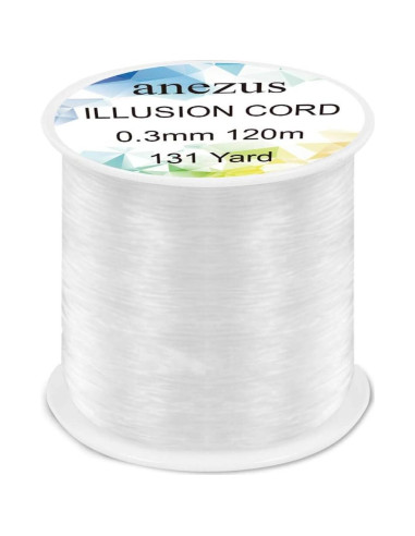 Hilo de Pesca Anezus Monofilamento 0.3mm 120.7m 15kg Claro