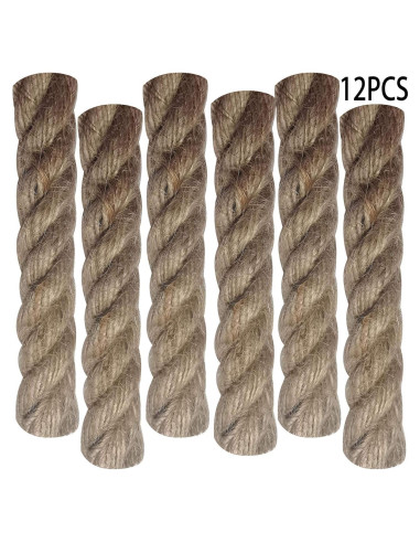 Cuerda de Yesca Natural Aipuya para Iniciar Fuego - 12 Unidades