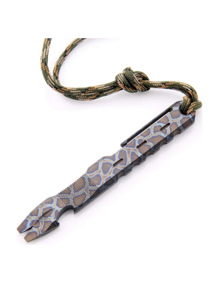 Barra de Palanca Multi-función Titanio Hamans 120mm Azul