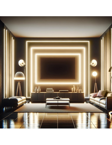 Tira LED USB iNextStation 2M 640 LEDs Blanco Cálido 3000K