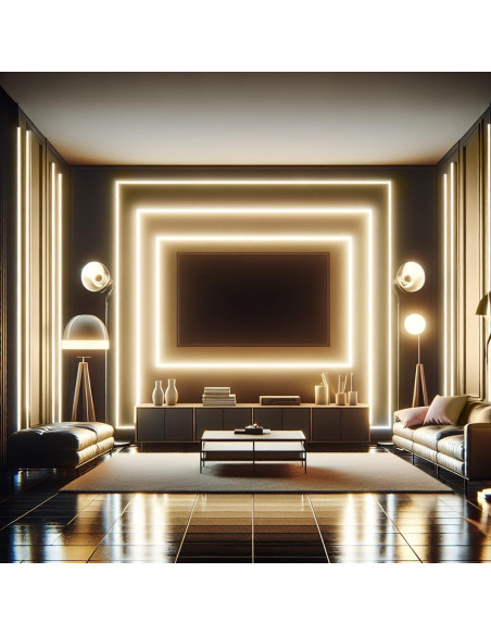 Tira LED USB iNextStation 2M 640 LEDs Blanco Cálido 3000K