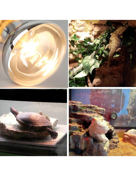 Bombilla de Calor para Reptiles MIXJOY 160W UVA UVB 11.5cm