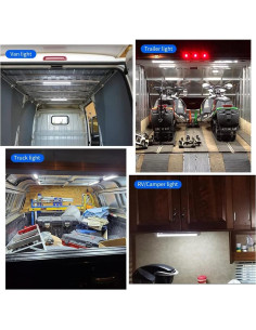 Barra de Luz LED Interior 12V RVZONE TUBEM01 1800LM 8W 4Pack 2