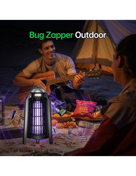 Asesino de Mosquitos Eléctrico Buzzkick X10 4200V IPX4