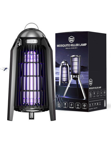 Asesino de Mosquitos Eléctrico Buzzkick X10 4200V IPX4