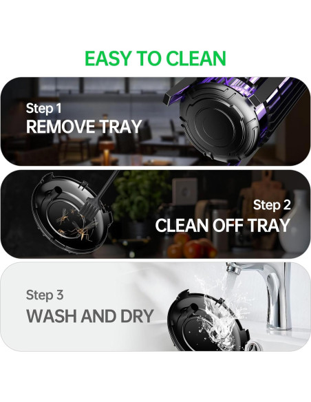 Asesino de Mosquitos Eléctrico Buzzkick X10 4200V IPX4