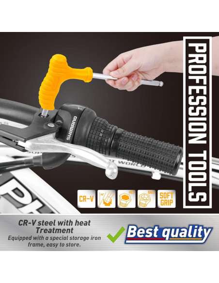 Juego de llaves allen T Amartisan 18 piezas métrico y SAE