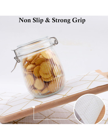 Forro de Estante Antideslizante GMCOZY 10cm x 7.3m Blanco