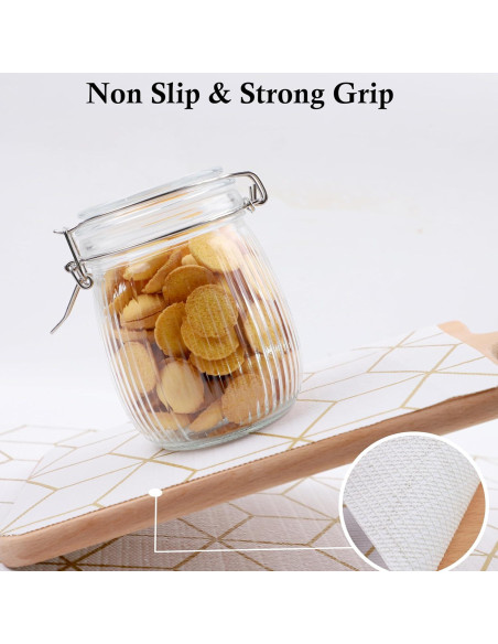 Forro de Estante Antideslizante GMCOZY 10cm x 7.3m Blanco