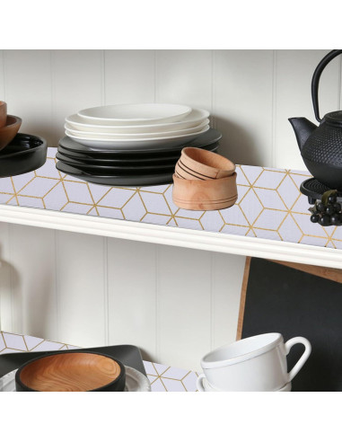 Forro de Estante Antideslizante GMCOZY 10cm x 7.3m Blanco