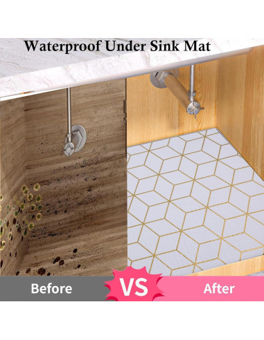 Forro de Estante Antideslizante GMCOZY 10cm x 7.3m Blanco