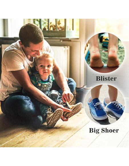 Almohadillas para Talones Autoadhesivas Niños WLLHYF 4 Piezas