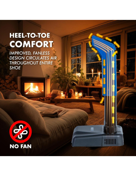 Secador de Botas Silencioso KeepDry - Eficiente y Seguro 36W
